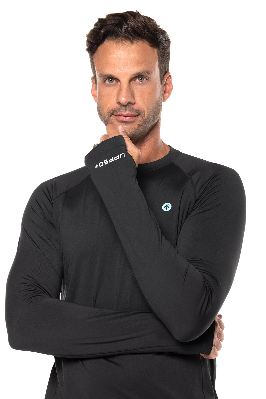 Men's Agility Long Sleeve Performance T-shirt | Black - Image 6
