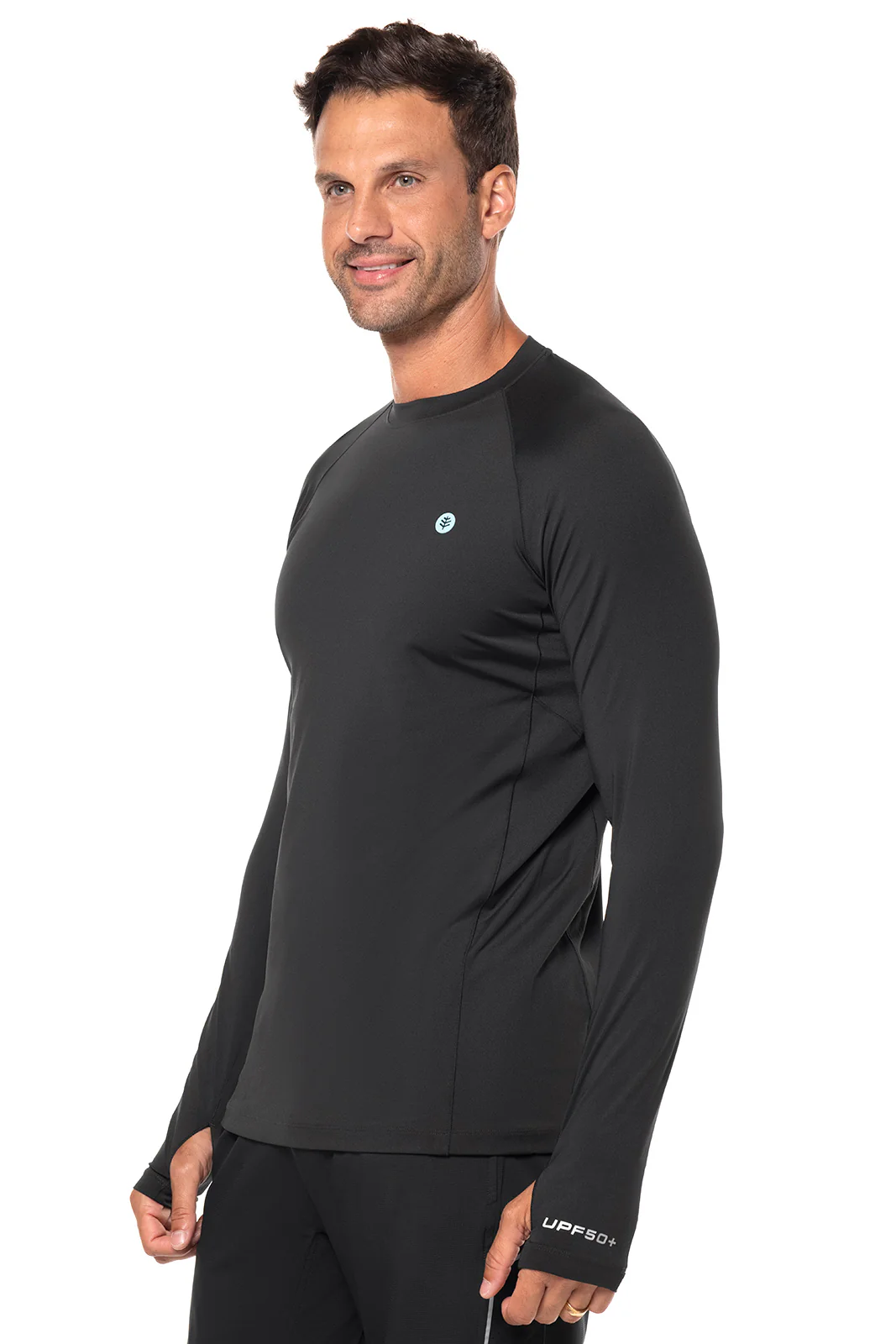 Men's Agility Long Sleeve Performance T-shirt | Black - Image 7