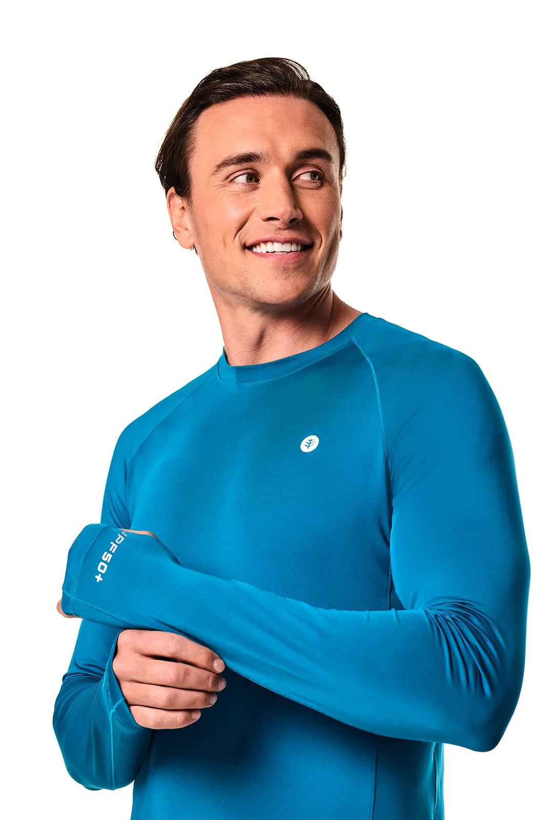 Men's Agility Long Sleeve Performance T-shirt | Bluejay - Image 5