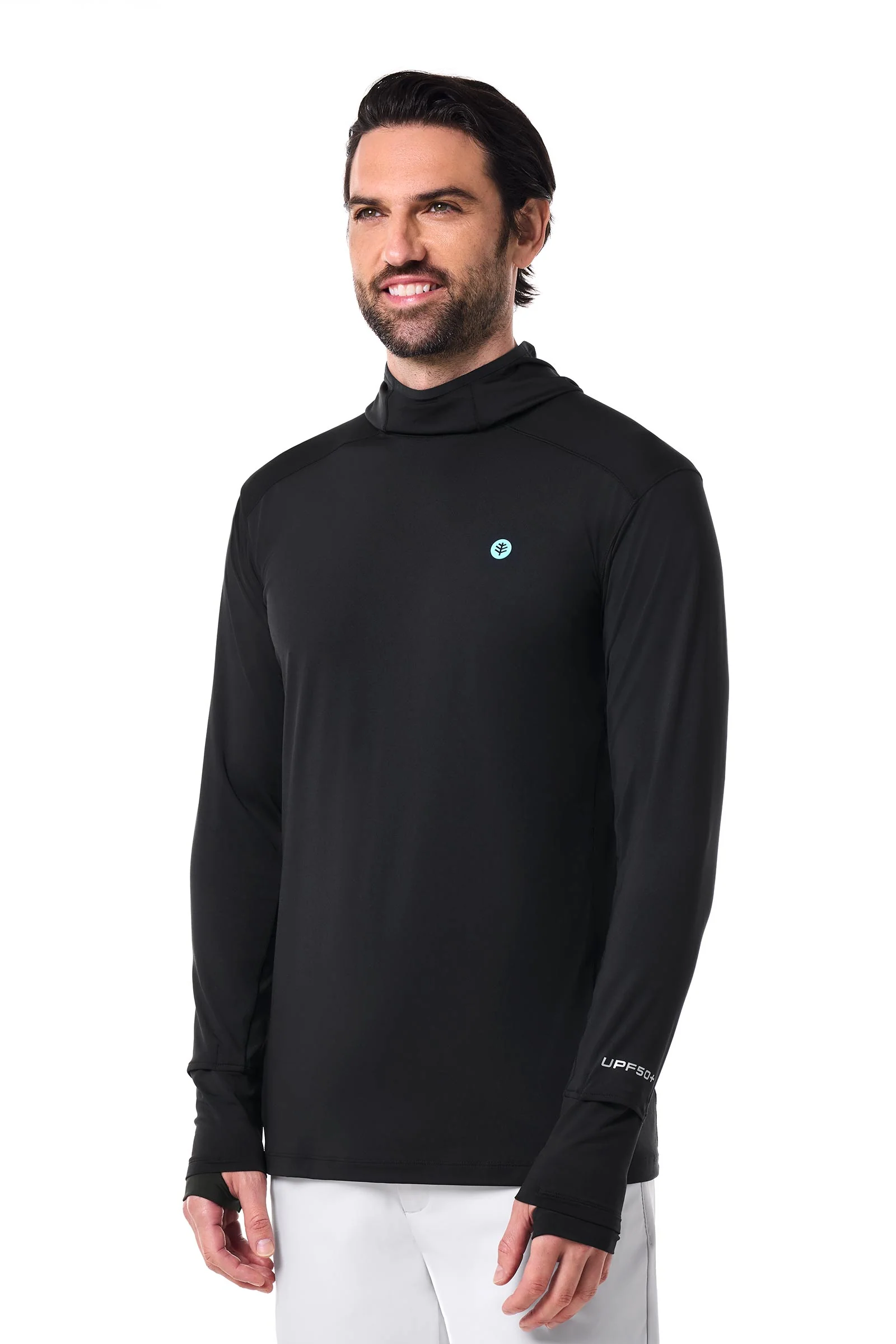 Men's Agility Performance Hoodie | Black - Image 3