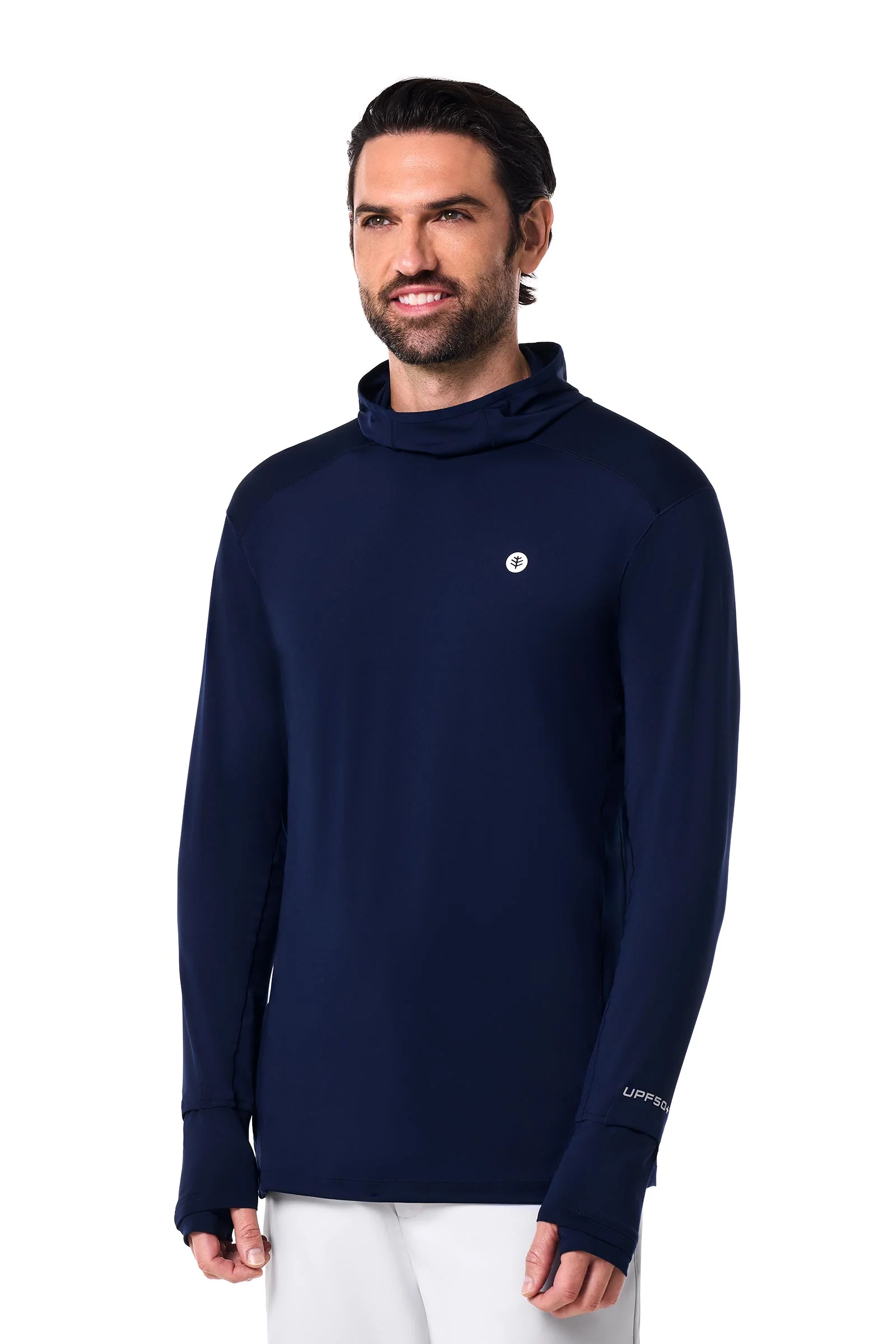 Men's Agility Performance Hoodie | Navy - Image 3