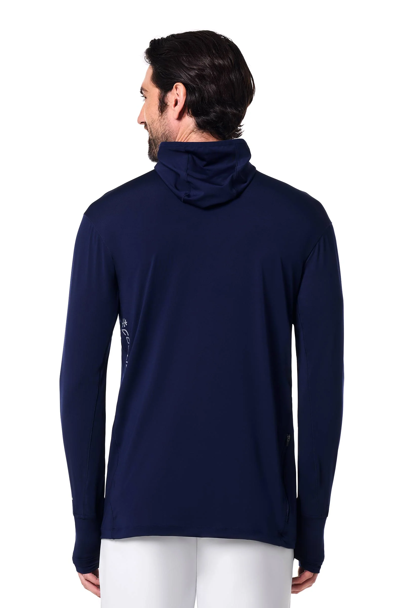 Men's Agility Performance Hoodie | Navy - Image 4