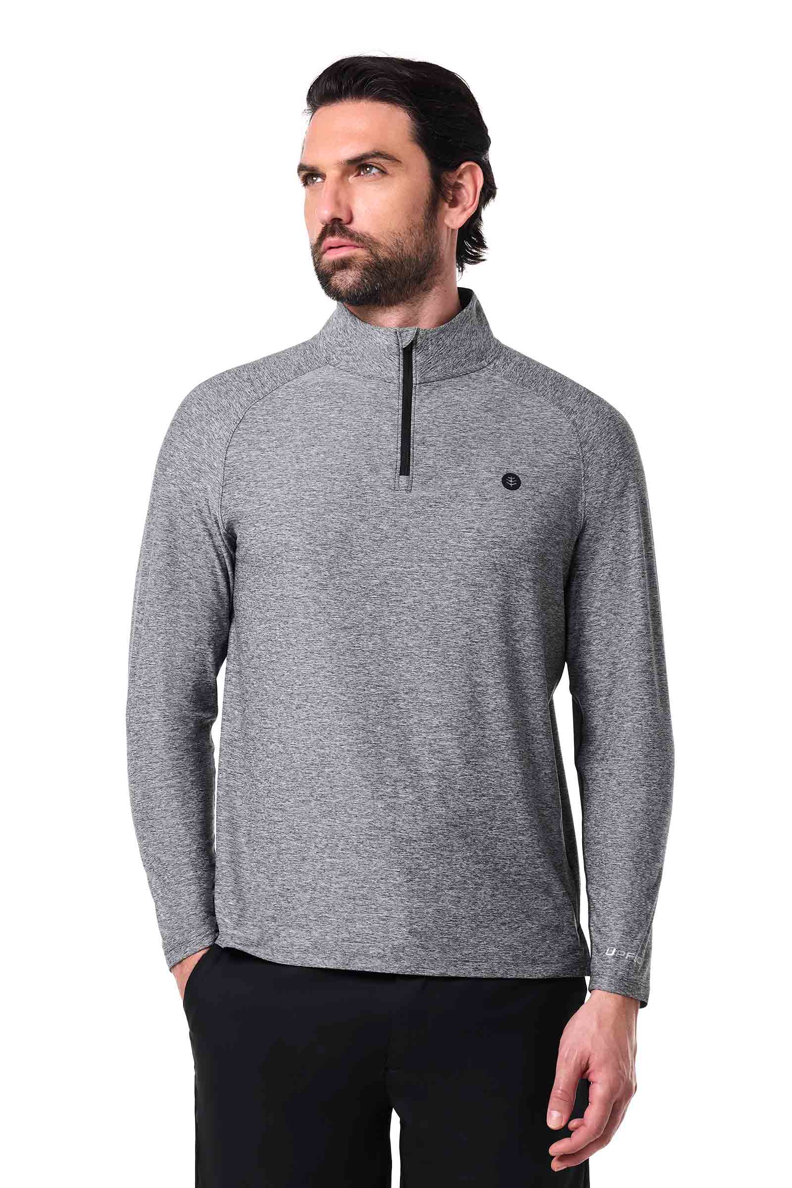 Men's Agility Performance Pullover | Charcoal Heather - Image 2