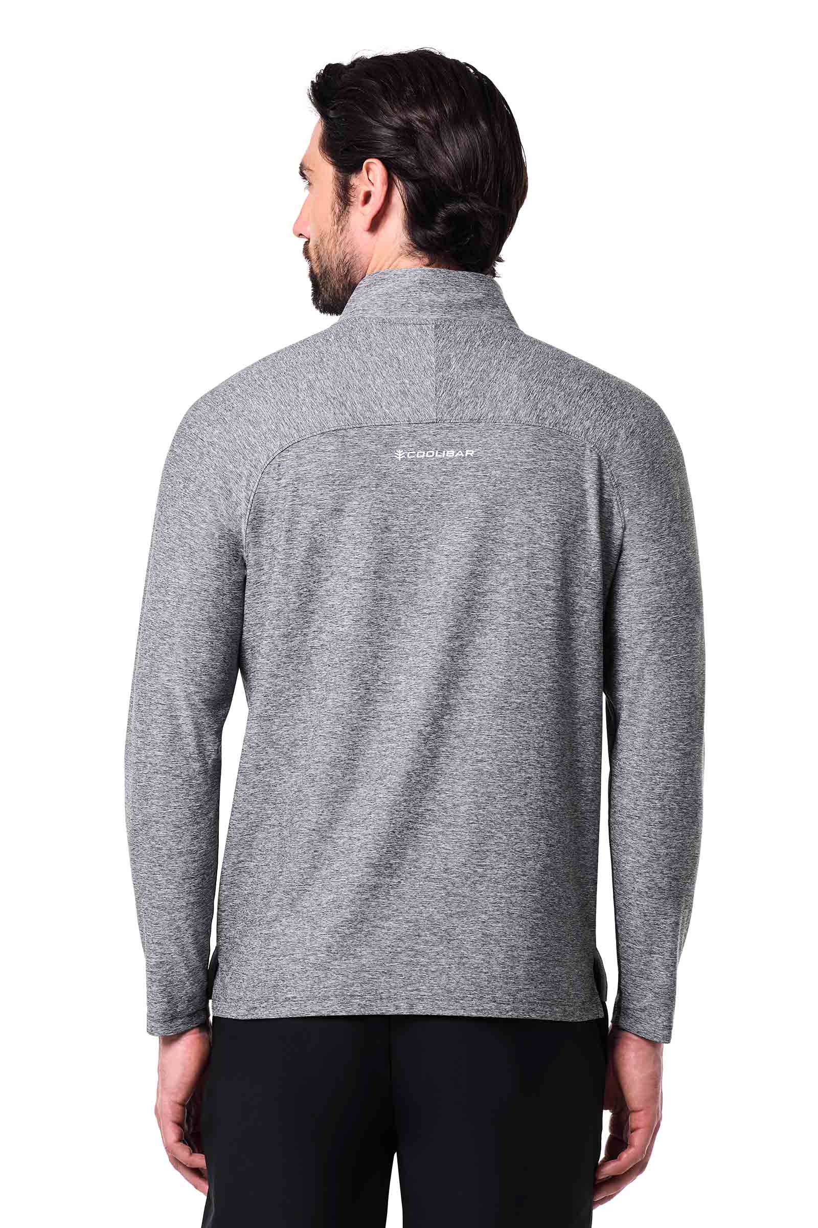 Men's Agility Performance Pullover | Charcoal Heather - Image 4