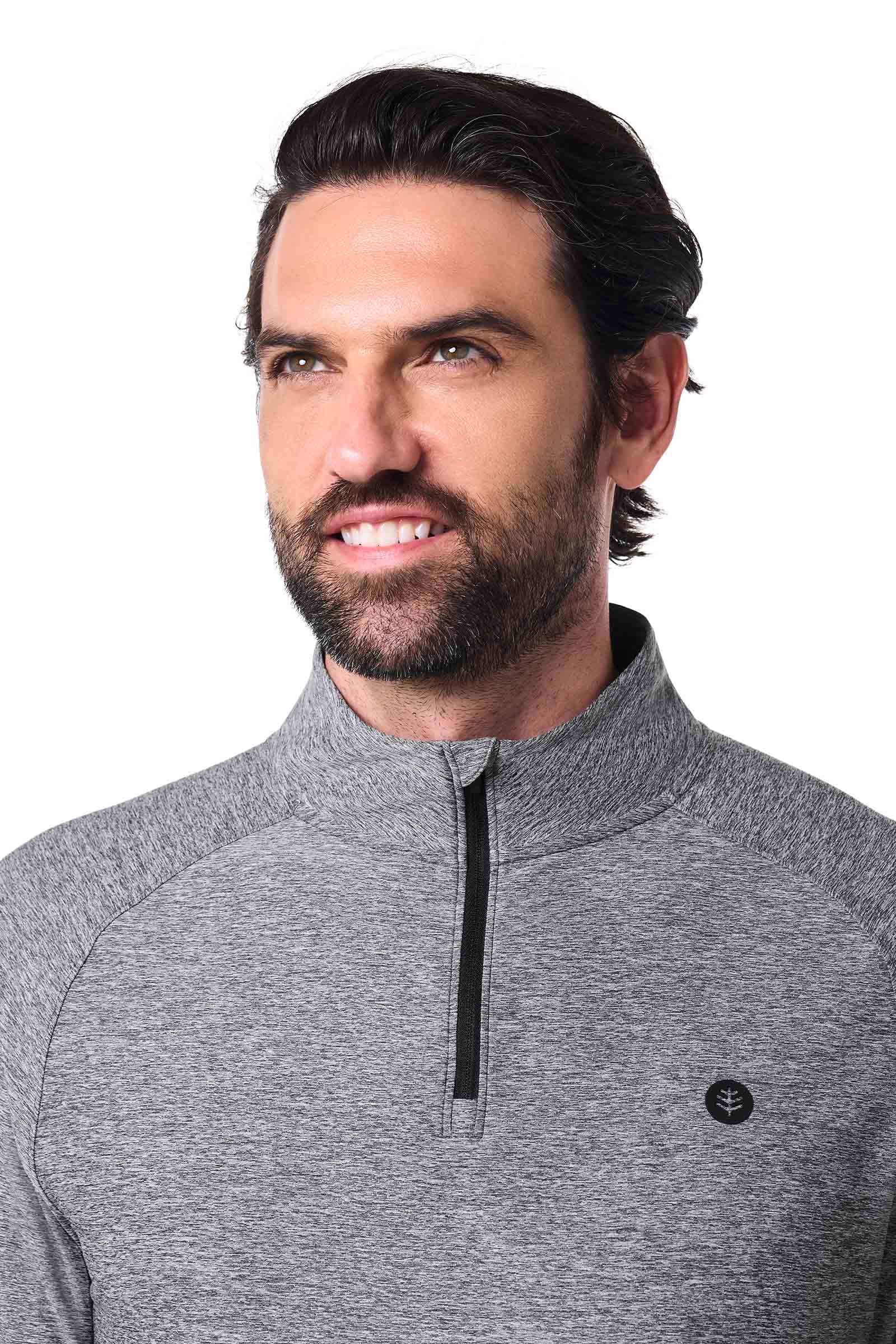 Men's Agility Performance Pullover | Charcoal Heather - Image 6