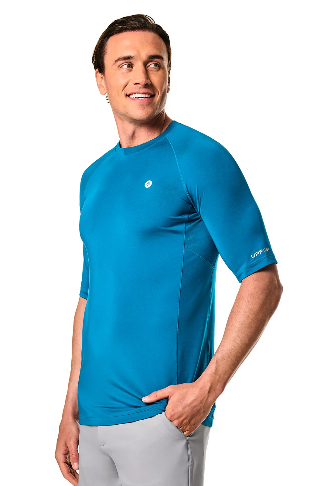 Men's Agility Short Sleeve Performance T-Shirt | Bluejay - Image 3