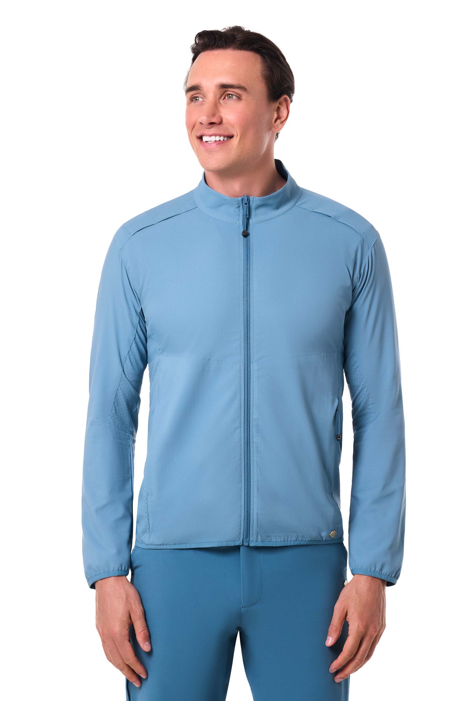 Men's Arcadian Packable Jacket | Blue Dusk - Image 5