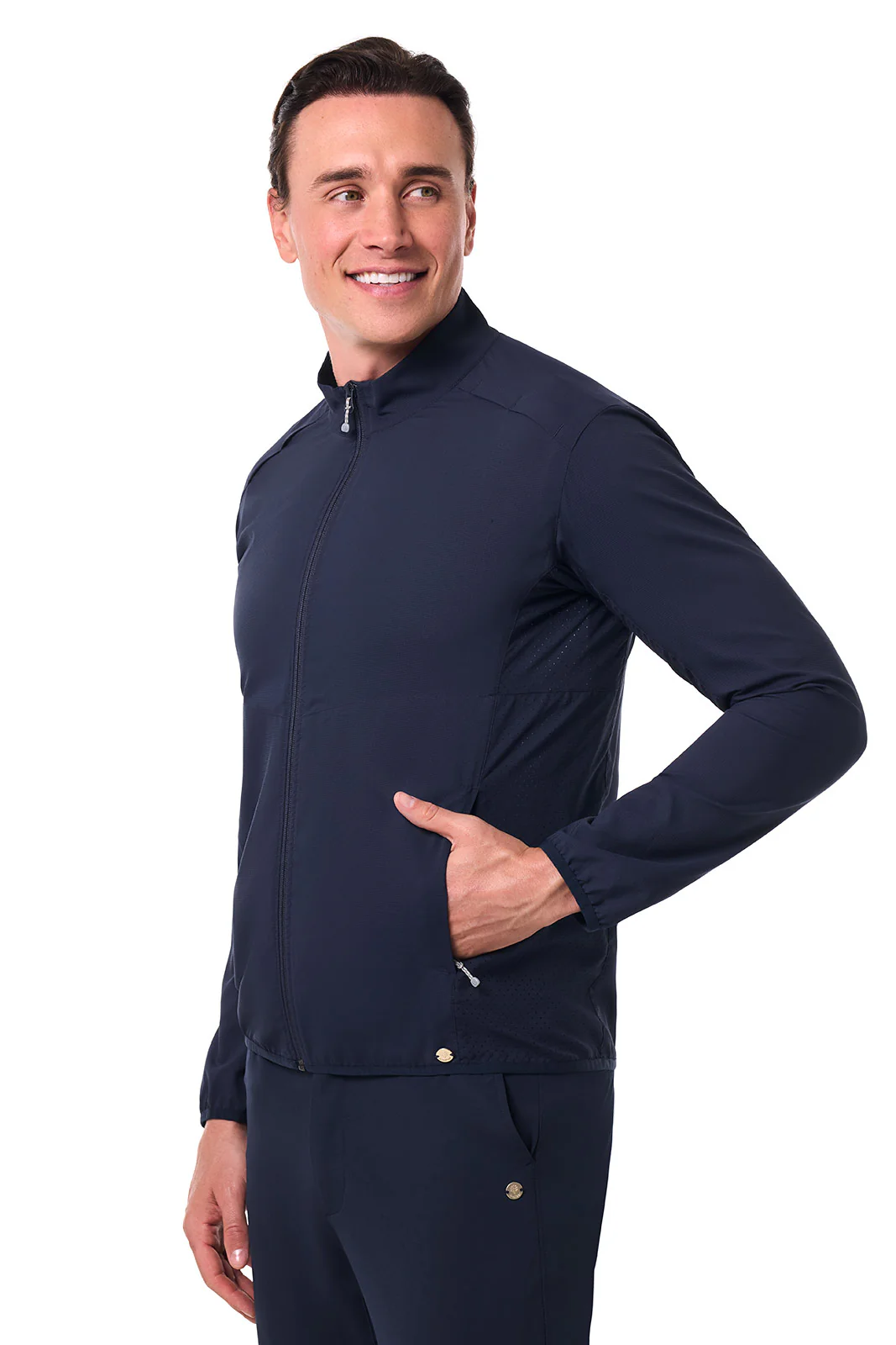 Men's Arcadian Packable Jacket | Navy - Image 3