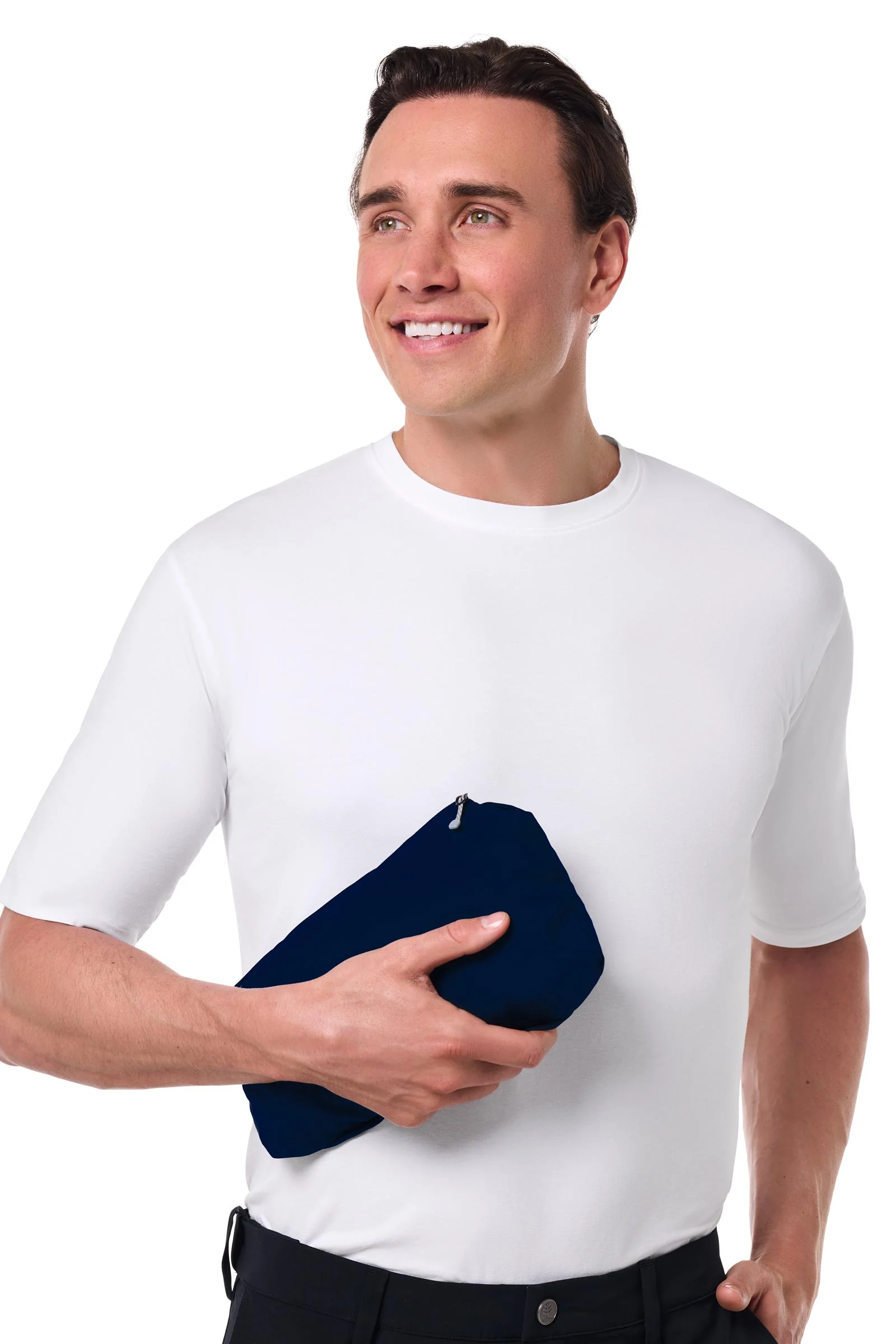 Men's Arcadian Packable Jacket | Navy - Image 8