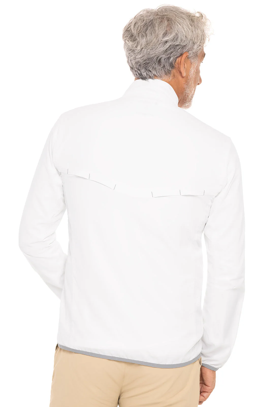 Men's Arcadian Packable Jacket | White - Image 3