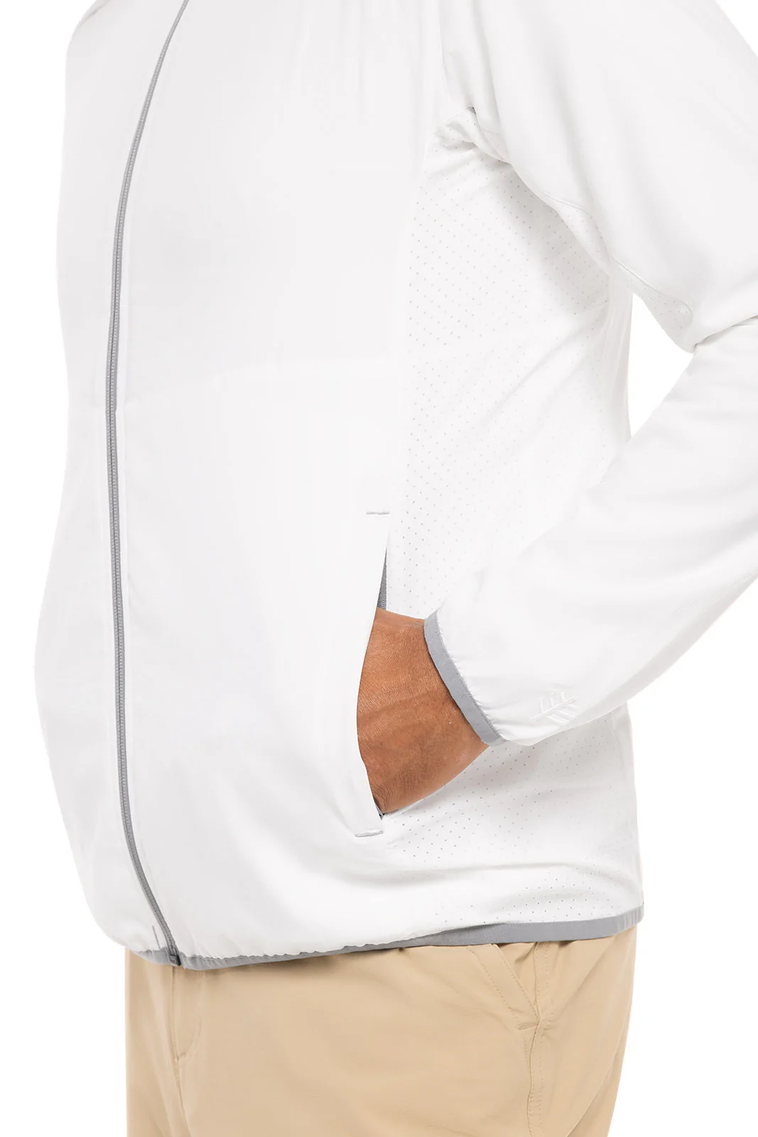 Men's Arcadian Packable Jacket | White - Image 4