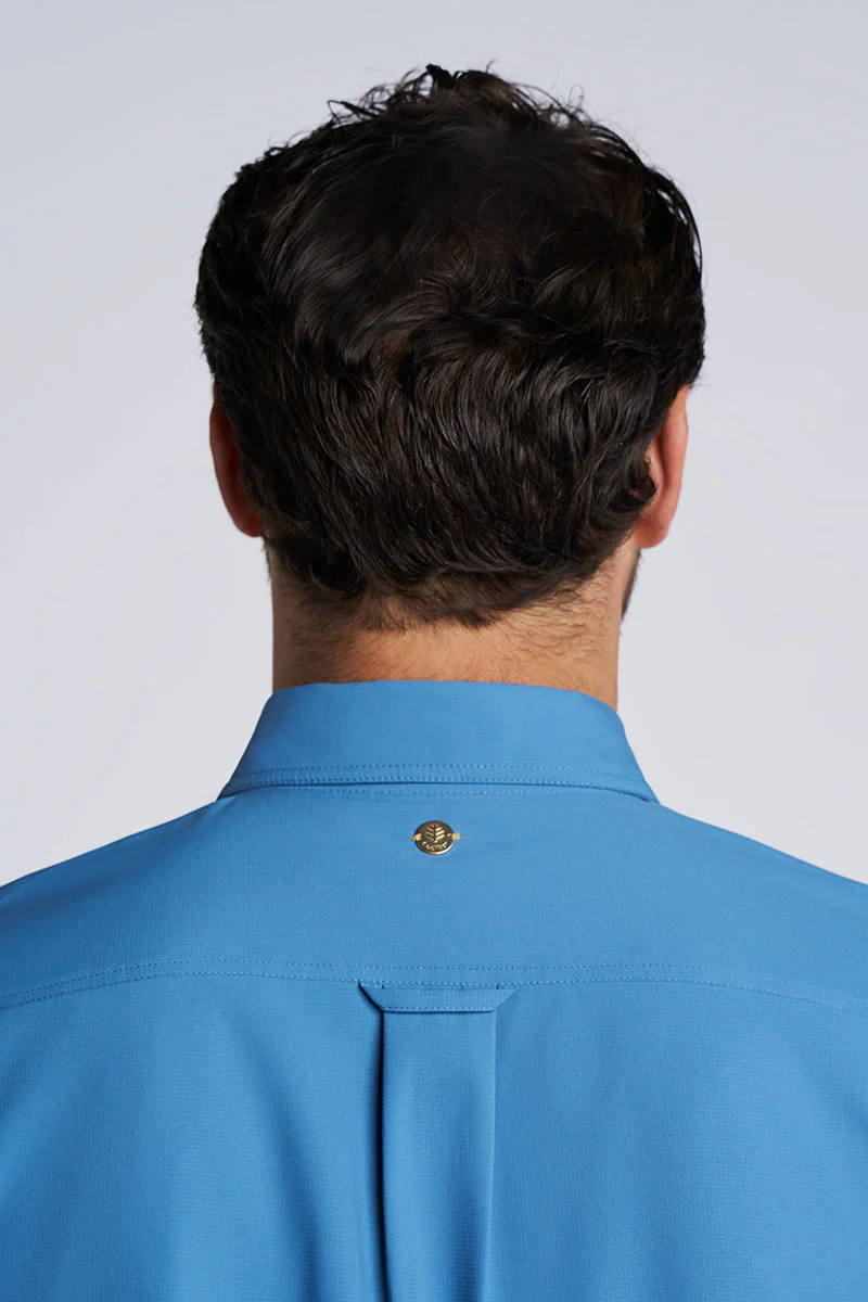 Men's Aricia Long Sleeve Shirt | Blue Dusk - Image 4