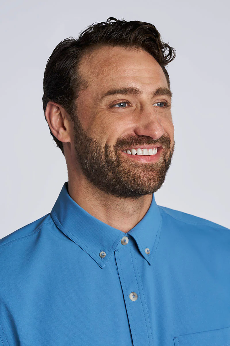 Men's Aricia Long Sleeve Shirt | Blue Dusk - Image 5