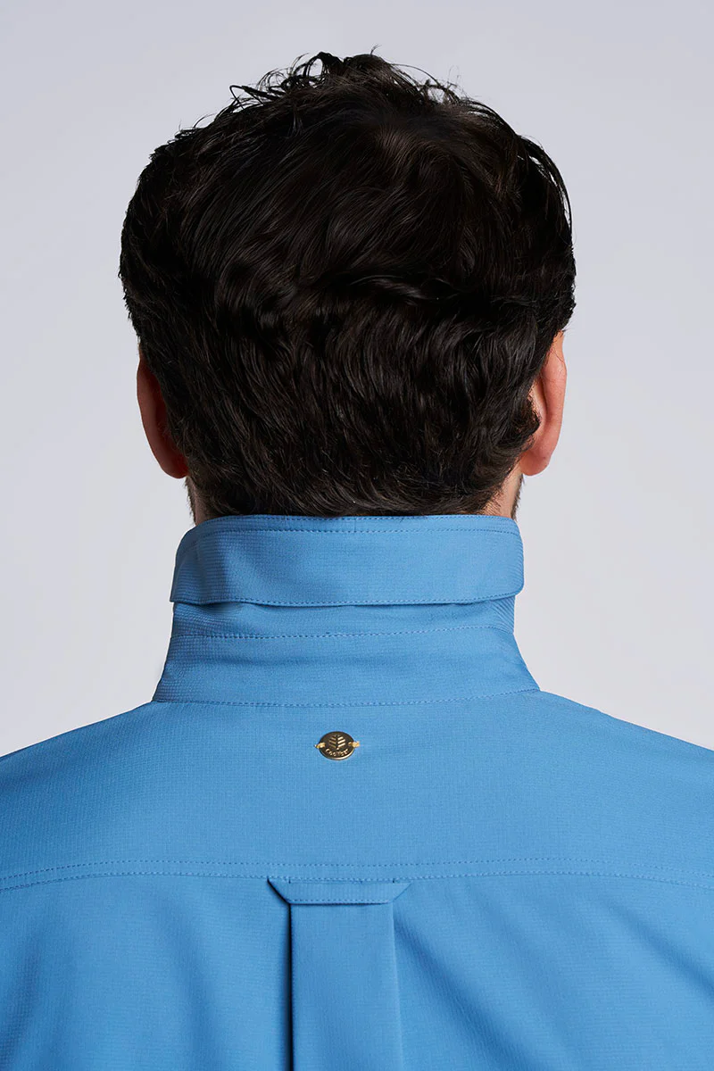 Men's Aricia Long Sleeve Shirt | Blue Dusk - Image 7
