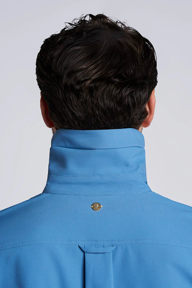 Men's Aricia Long Sleeve Shirt | Blue Dusk - Image 8