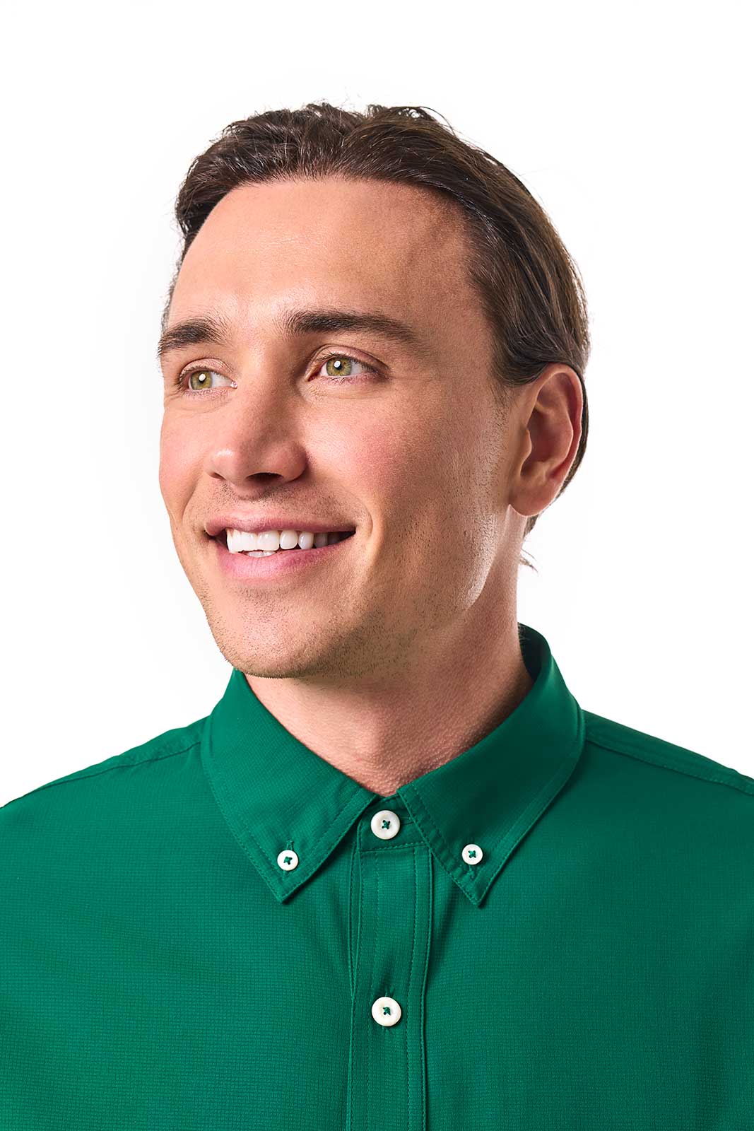 Men's Aricia Long Sleeve Shirt | Eden Green - Image 5