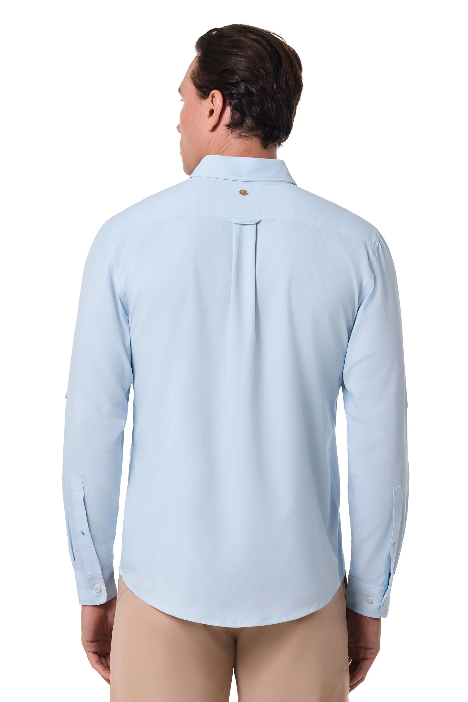 Men's Aricia Long Sleeve Shirt | Light Blue - Image 4