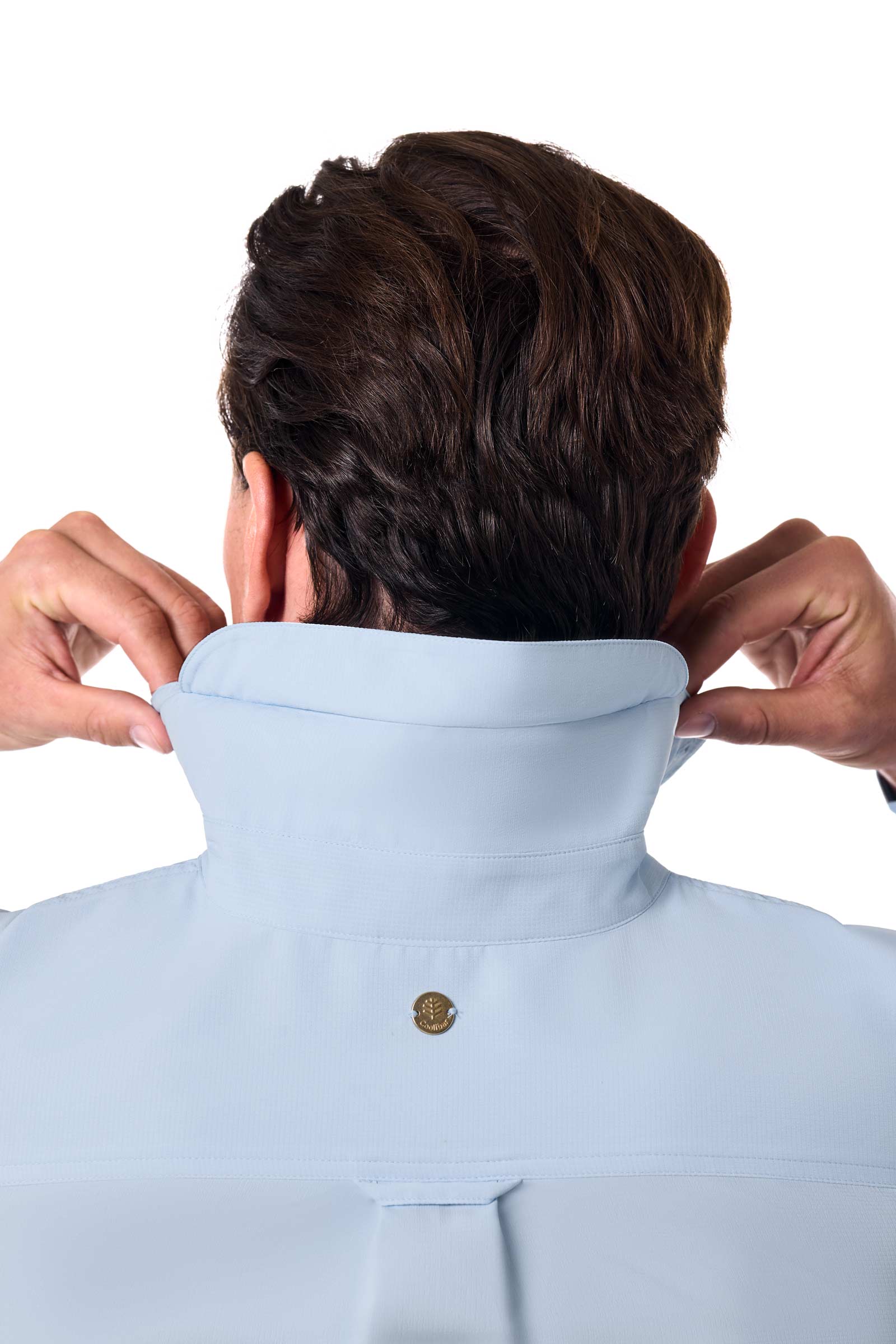 Men's Aricia Long Sleeve Shirt | Light Blue - Image 5