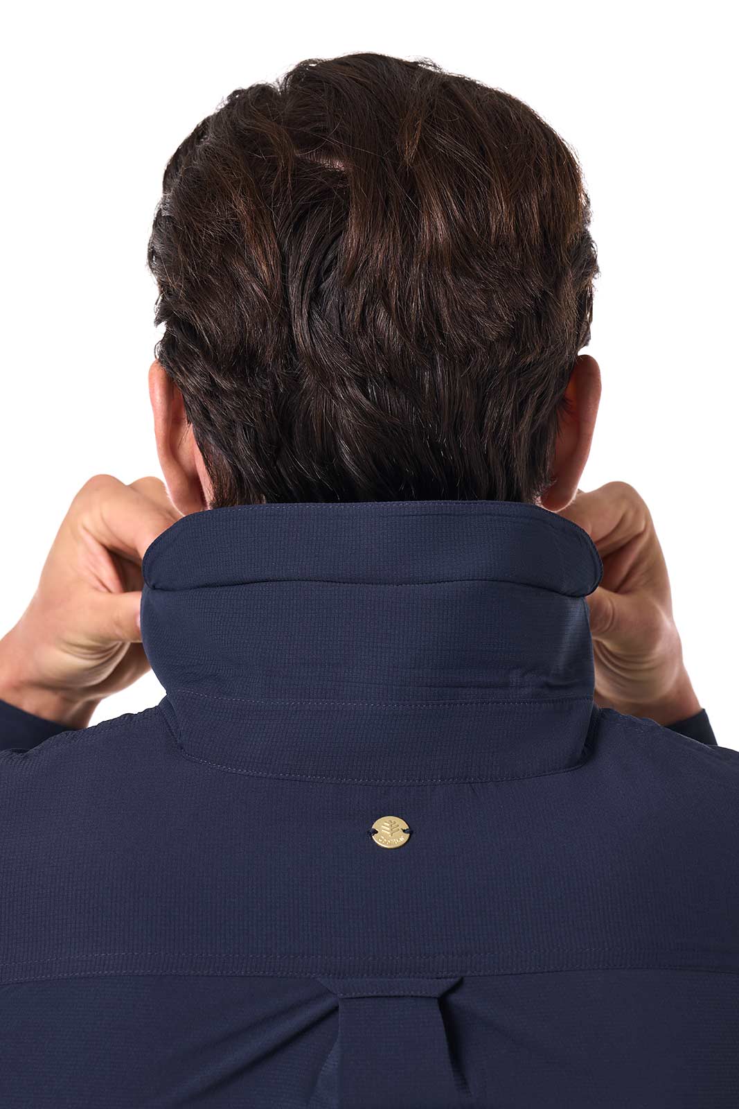 Men's Aricia Long Sleeve Shirt | Navy - Image 5