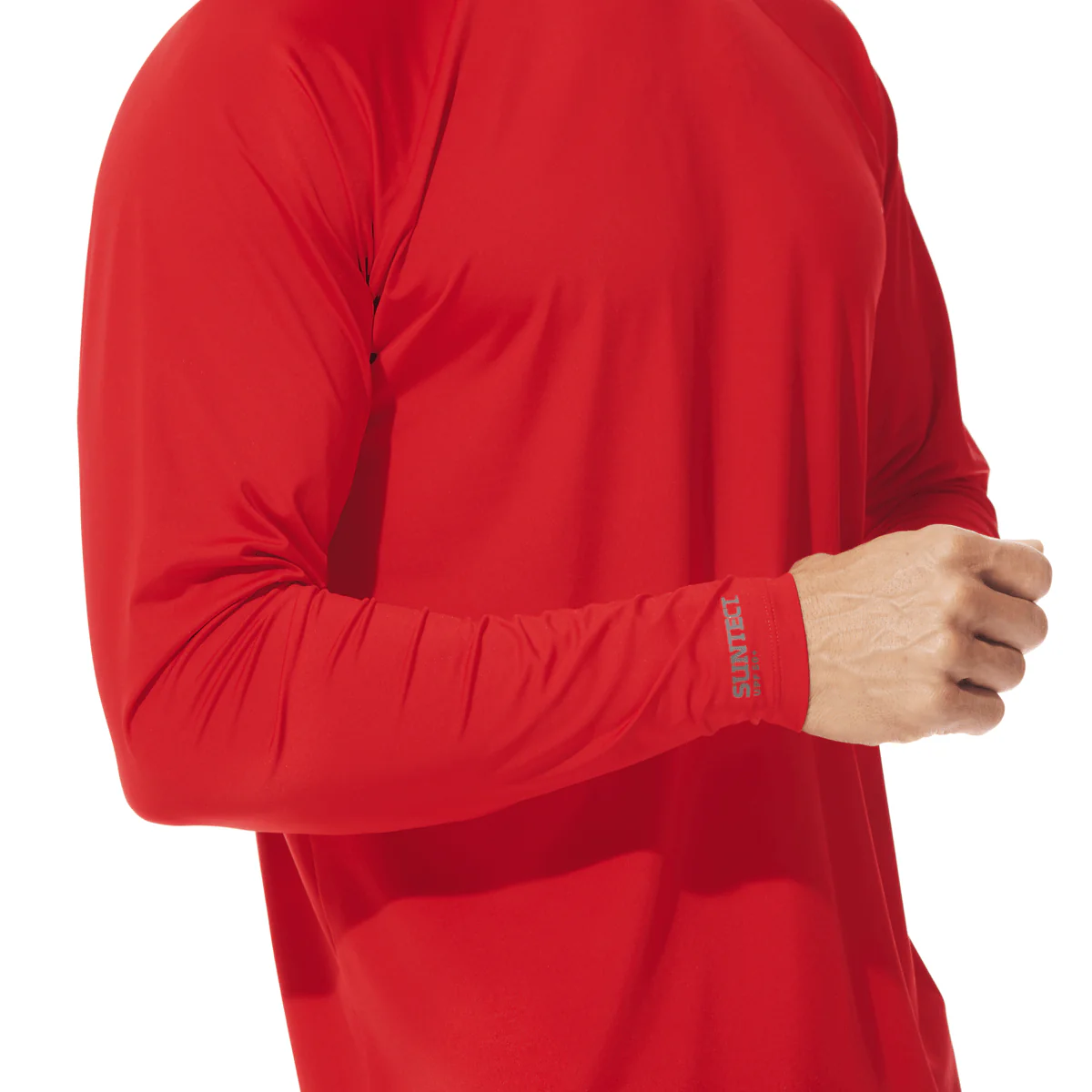 Men's Bosun V-Neck Long Sleeve Tee | Fire - Image 4