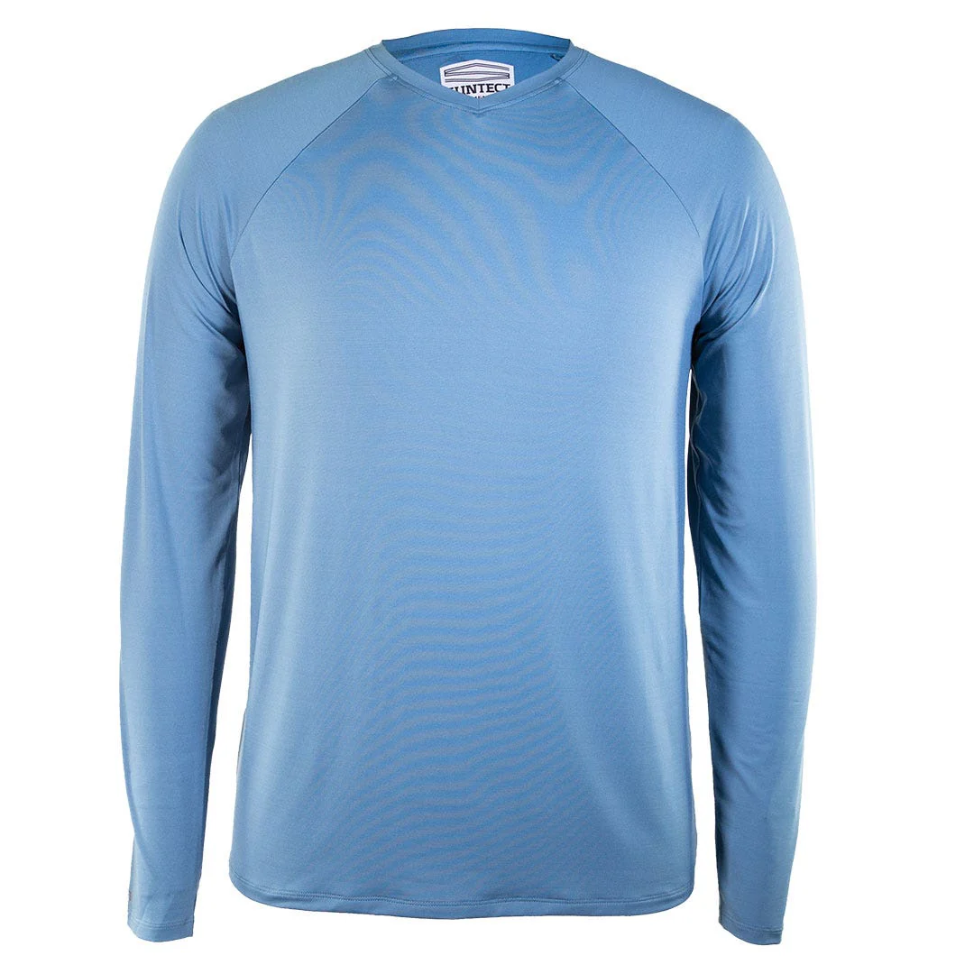 Men's Bosun V-Neck Long Sleeve Tee | Lake Water - Image 2