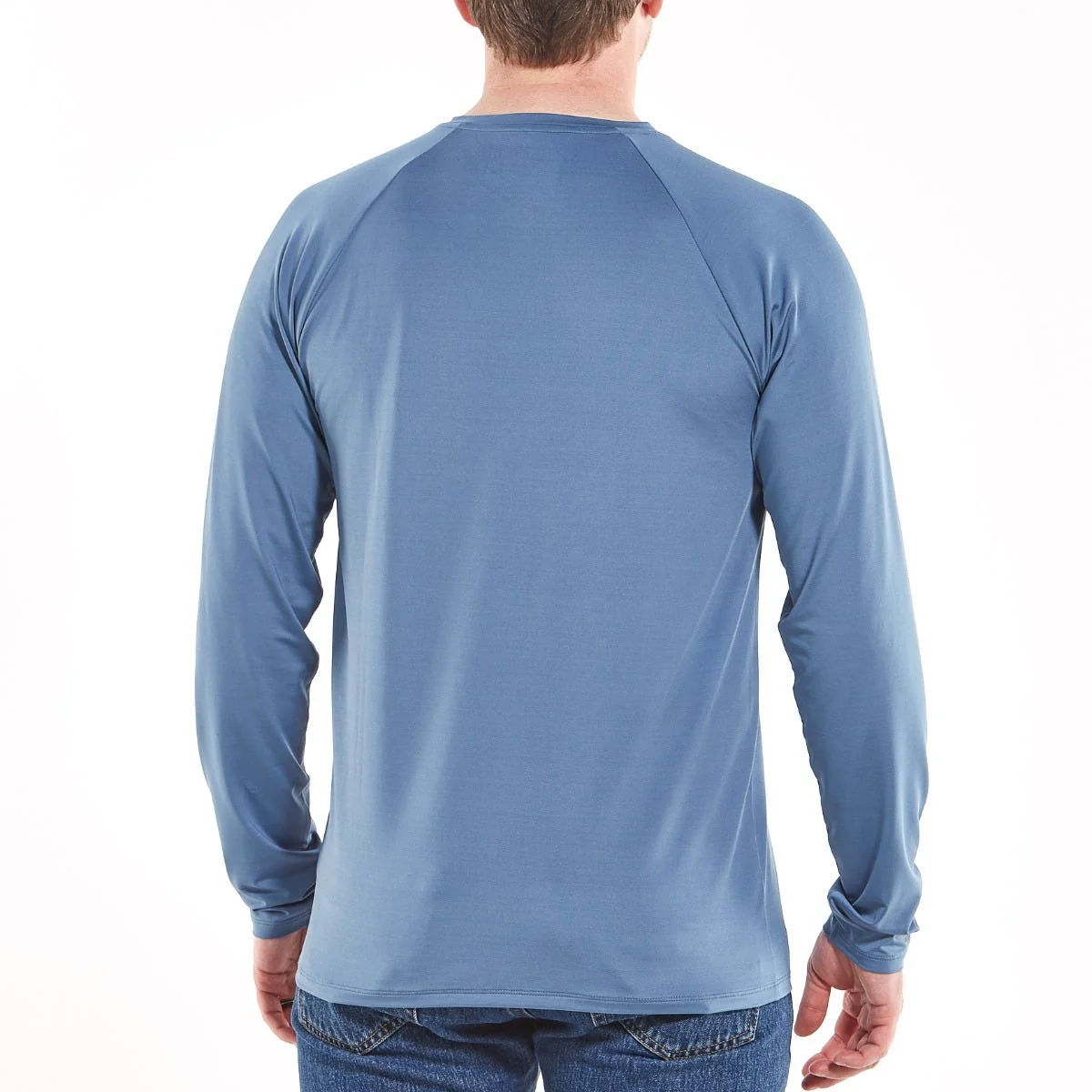 Men's Bosun V-Neck Long Sleeve Tee | Lake Water - Image 3