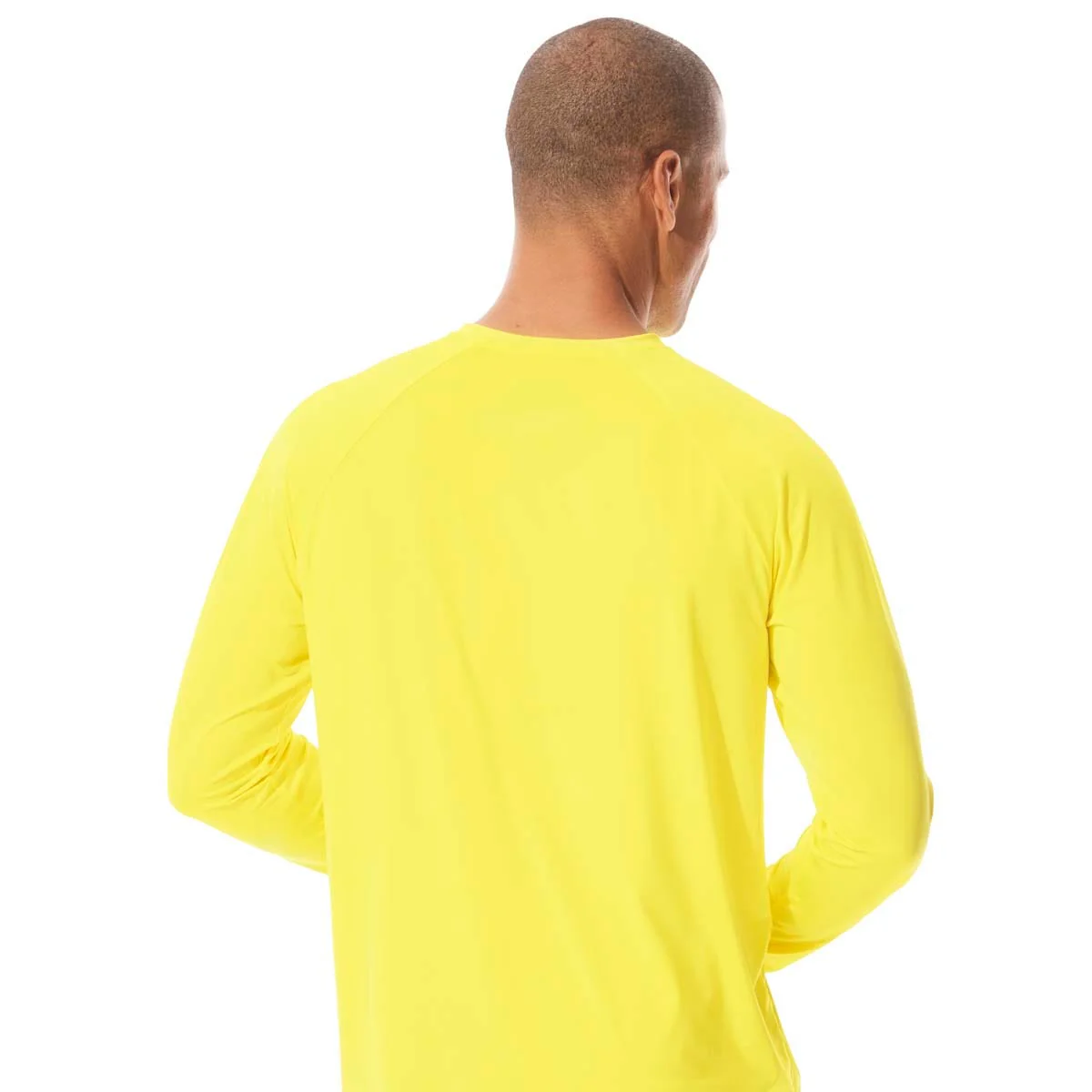 Men's Bosun V-Neck Long Sleeve Tee | Nautic Yellow - Image 3