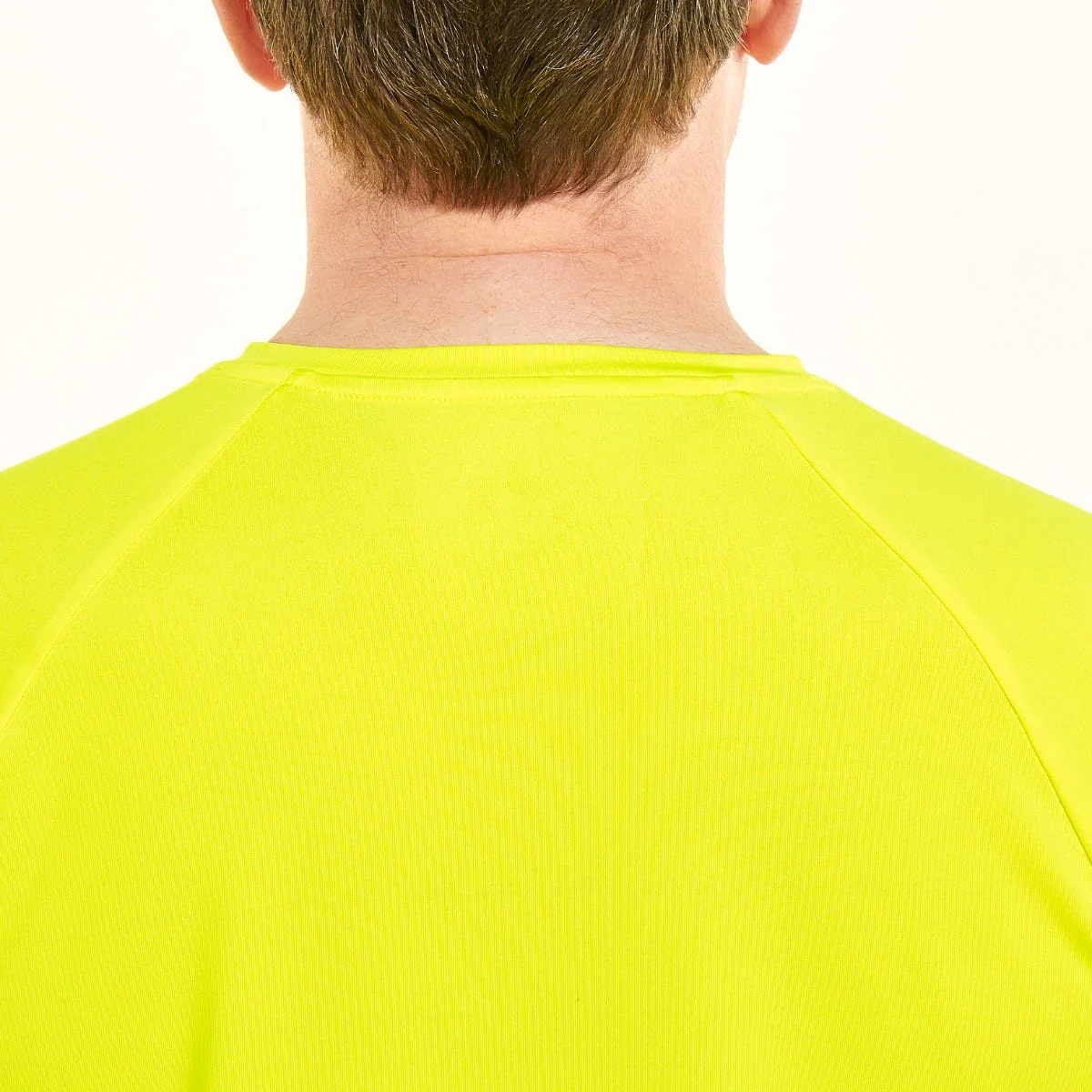 Men's Bosun V-Neck Long Sleeve Tee | Safety Yellow - Image 4