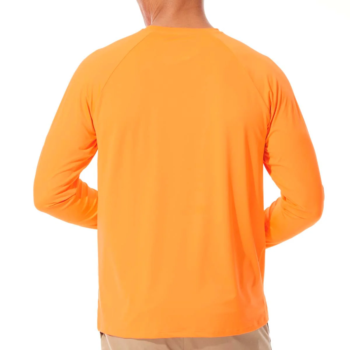 Men's Bosun V-Neck Long Sleeve Tee | Zone Orange - Image 2