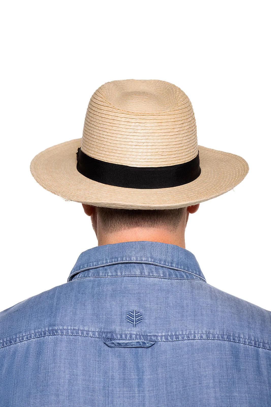 Men's Buri Straw Palm Fedora | Ivory - Image 4