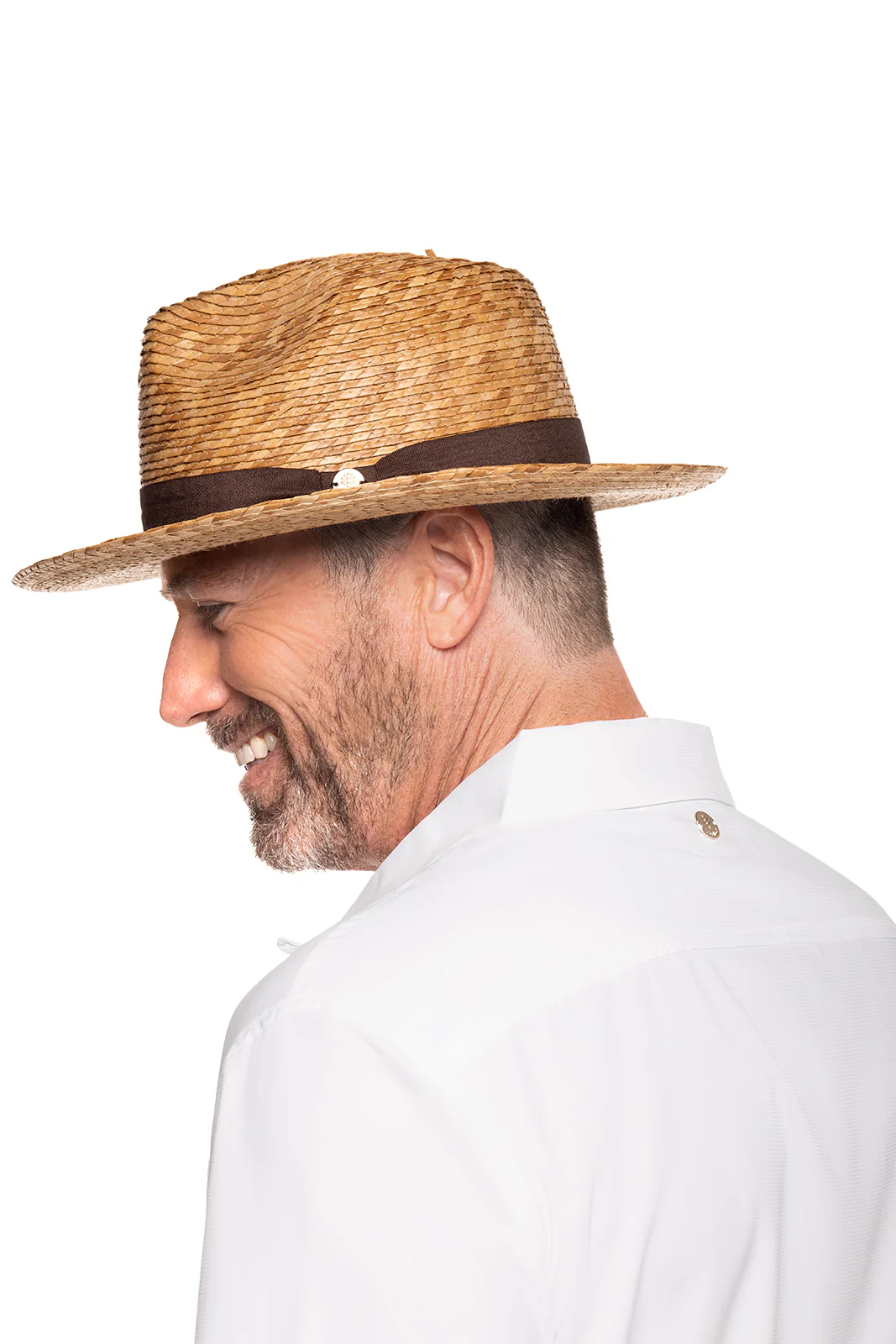 Men's Buri Straw Palm Fedora | Regular Parent - Image 2