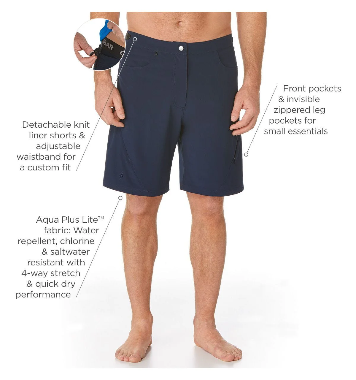 Men's Calasa Tech Swim Trunks | Clearance Parent - Image 3