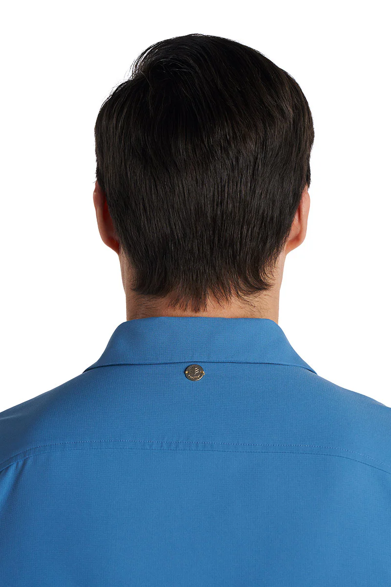 Men's Safari Camp Shirt | Blue Dusk - Image 4