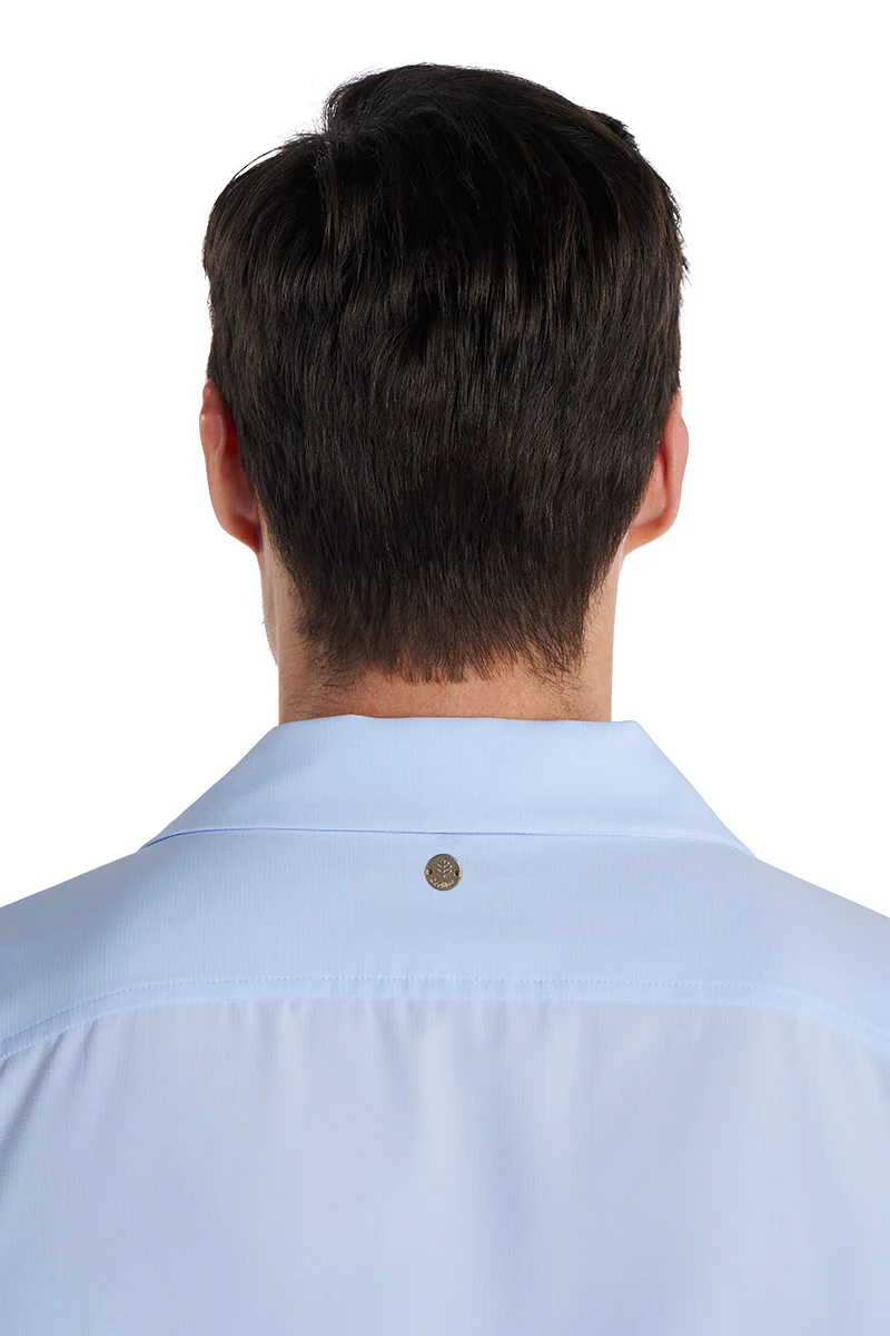 Men's Safari Camp Shirt | Periwinkle - Image 7