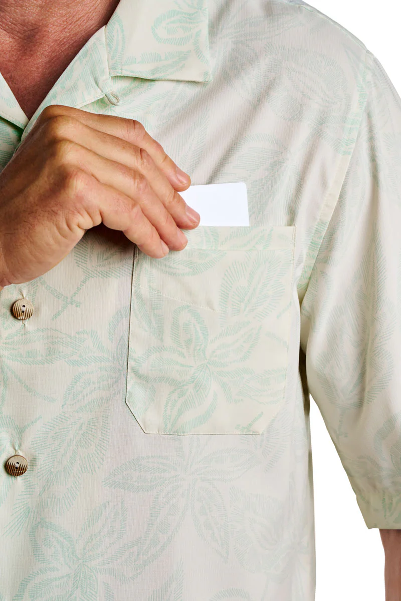 Men's Safari Camp Shirt | Vanilla - Image 9