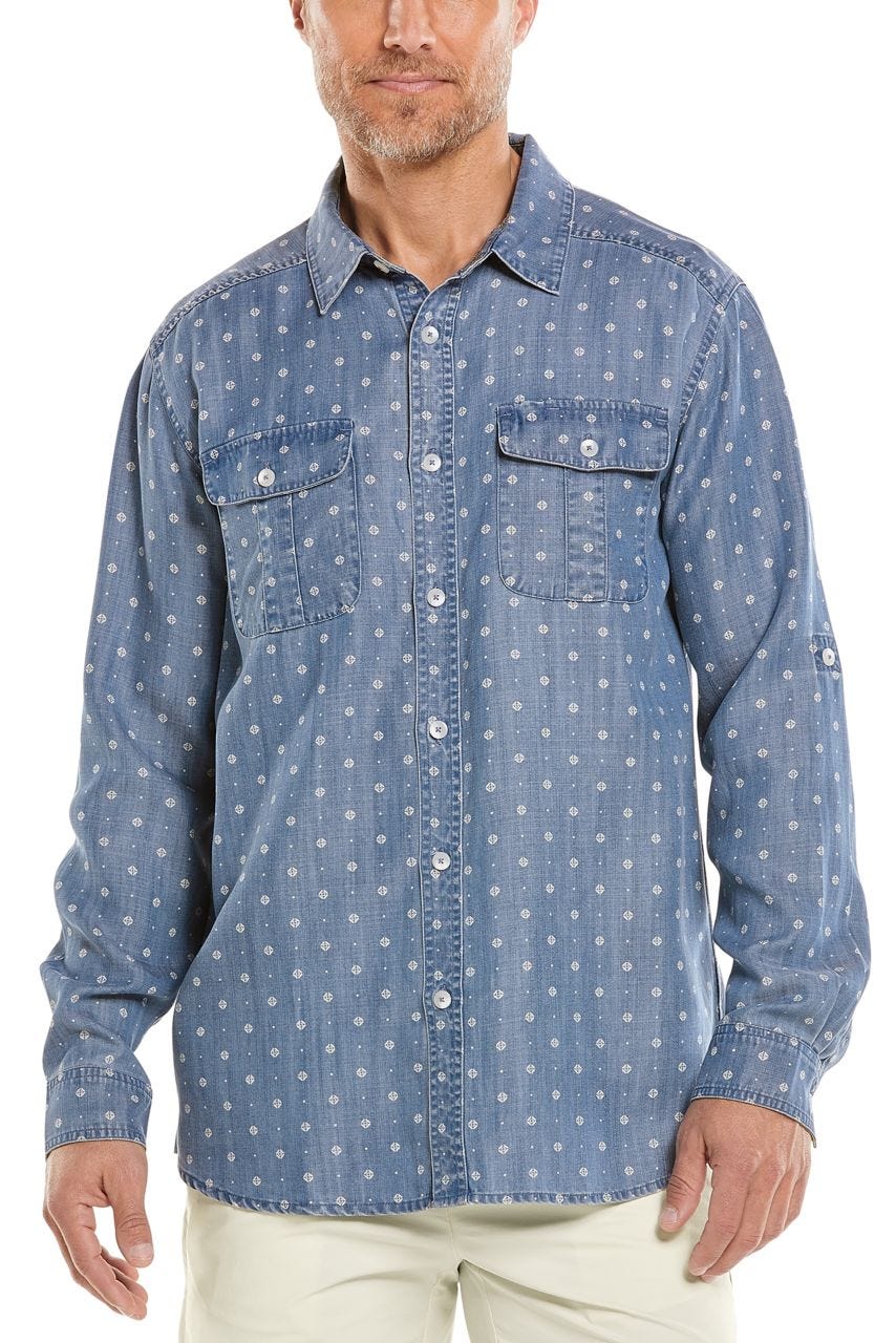 Men's Carson Chambray Shirt | Regular Parent - Image 2