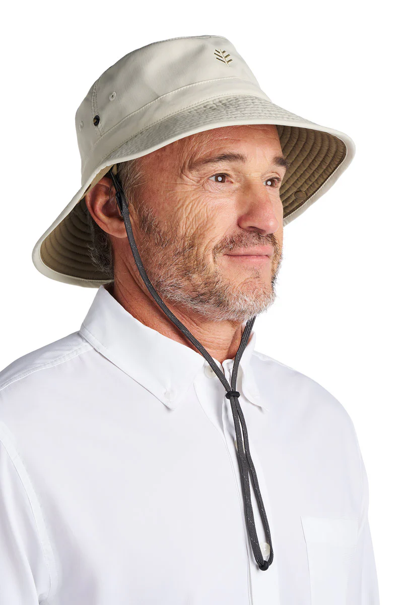 Chase Featherweight Bucket Hat | Stone/Khaki - Image 4