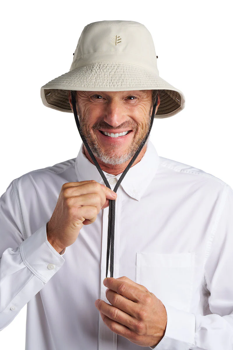 Chase Featherweight Bucket Hat | Stone/Khaki - Image 9