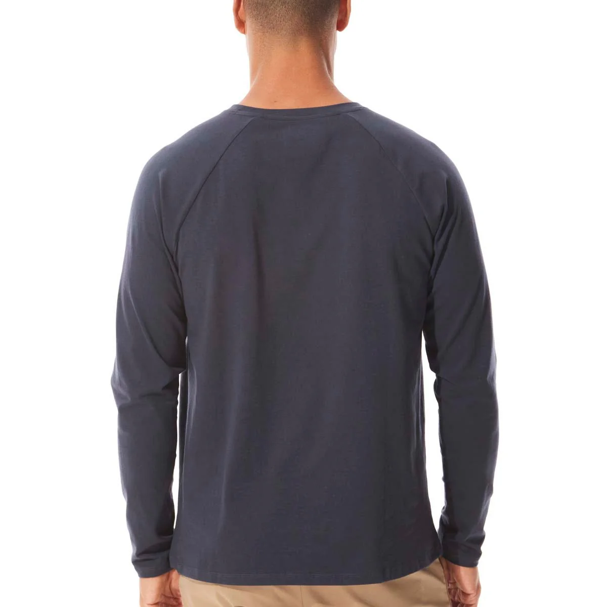 Men's Contractor Long Sleeve Tee | Charcoal - Image 2