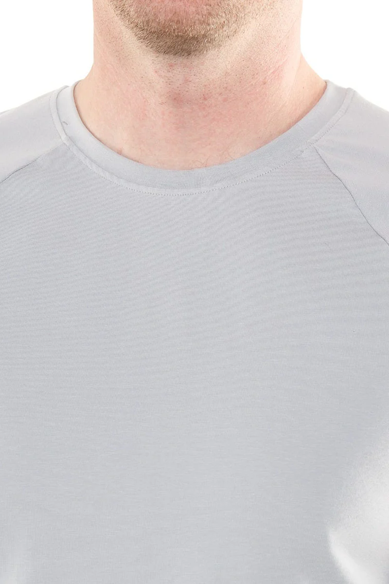 Men's Contractor Long Sleeve Tee | Slate Grey - Image 4