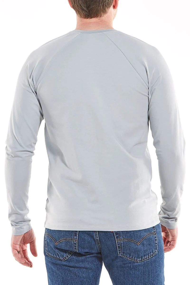 Men's Contractor Long Sleeve Tee | Slate Grey - Image 5