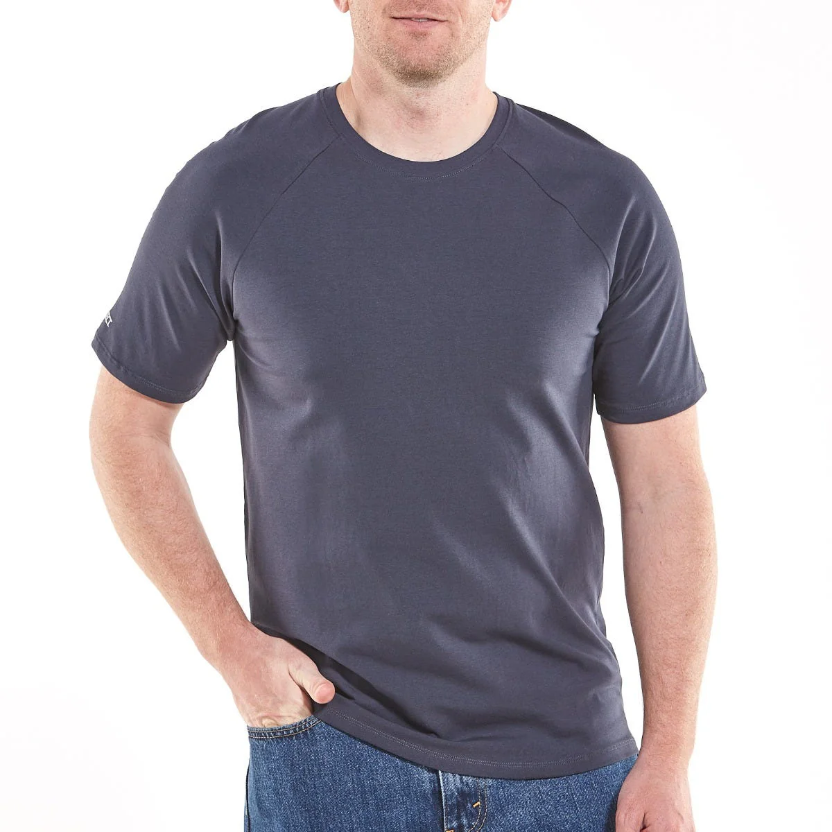 Men's Contractor Short Sleeve Tee | Charcoal - Image 2