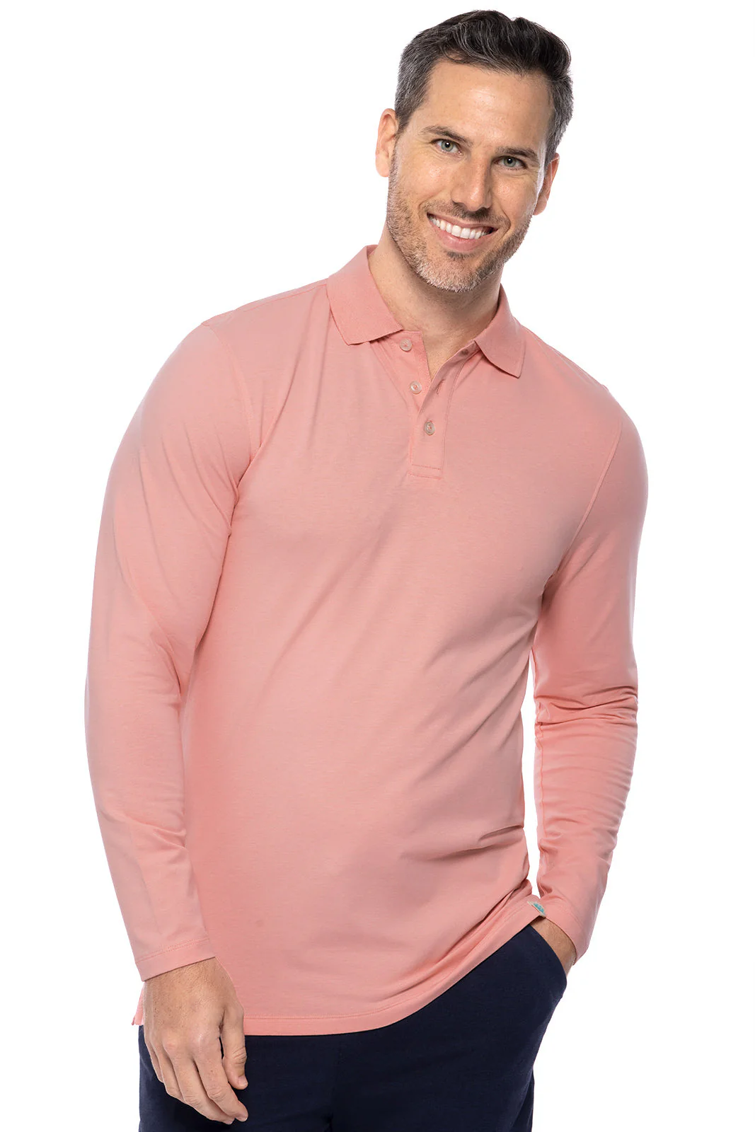 Men's Long Sleeve Polo | Clearance Parent - Image 3