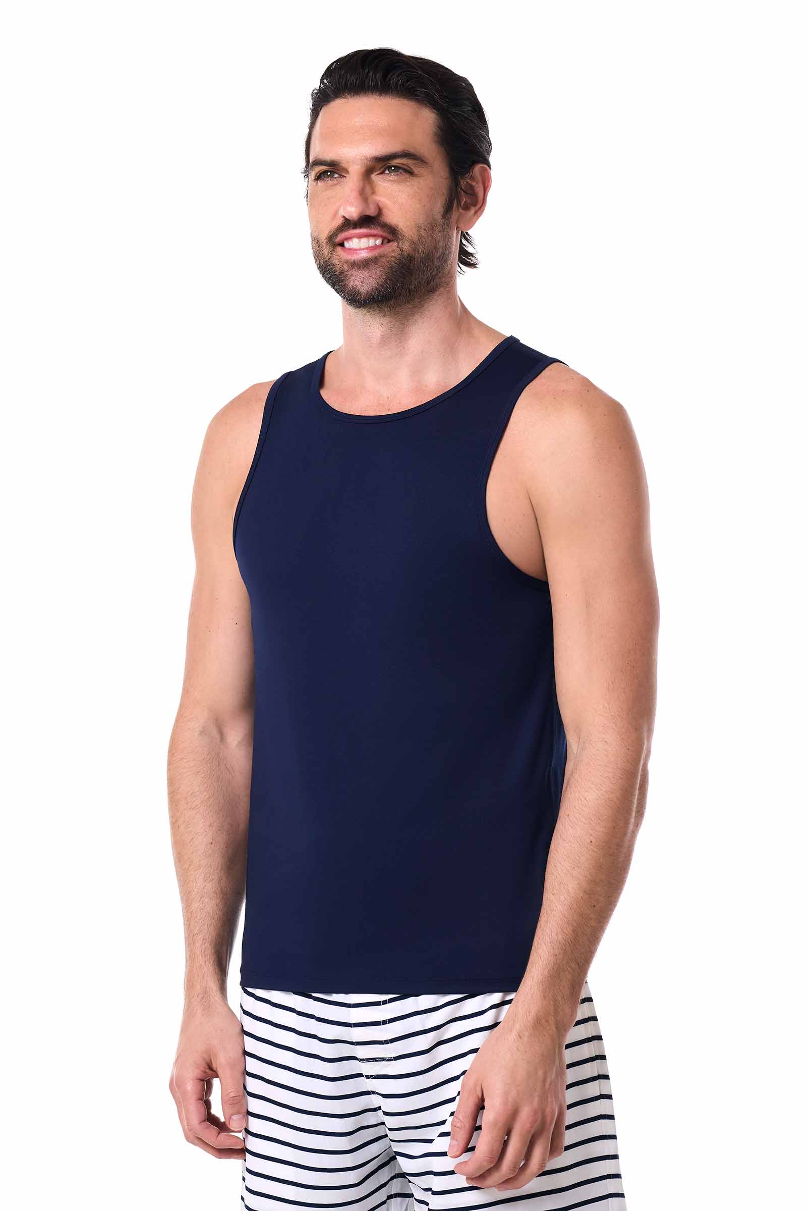 Men's Dade Swim Tank | Navy - Image 3