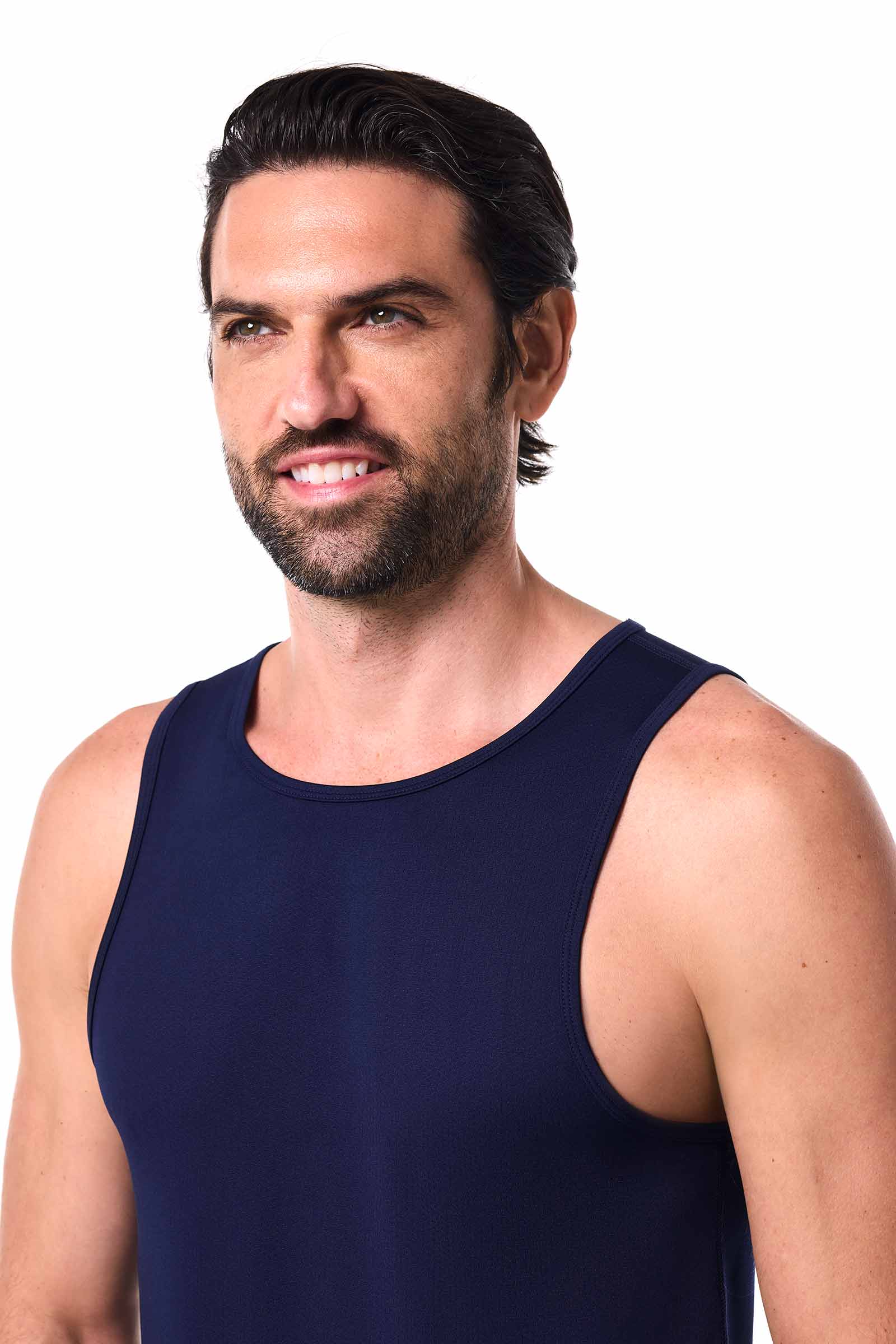 Men's Dade Swim Tank | Navy - Image 6