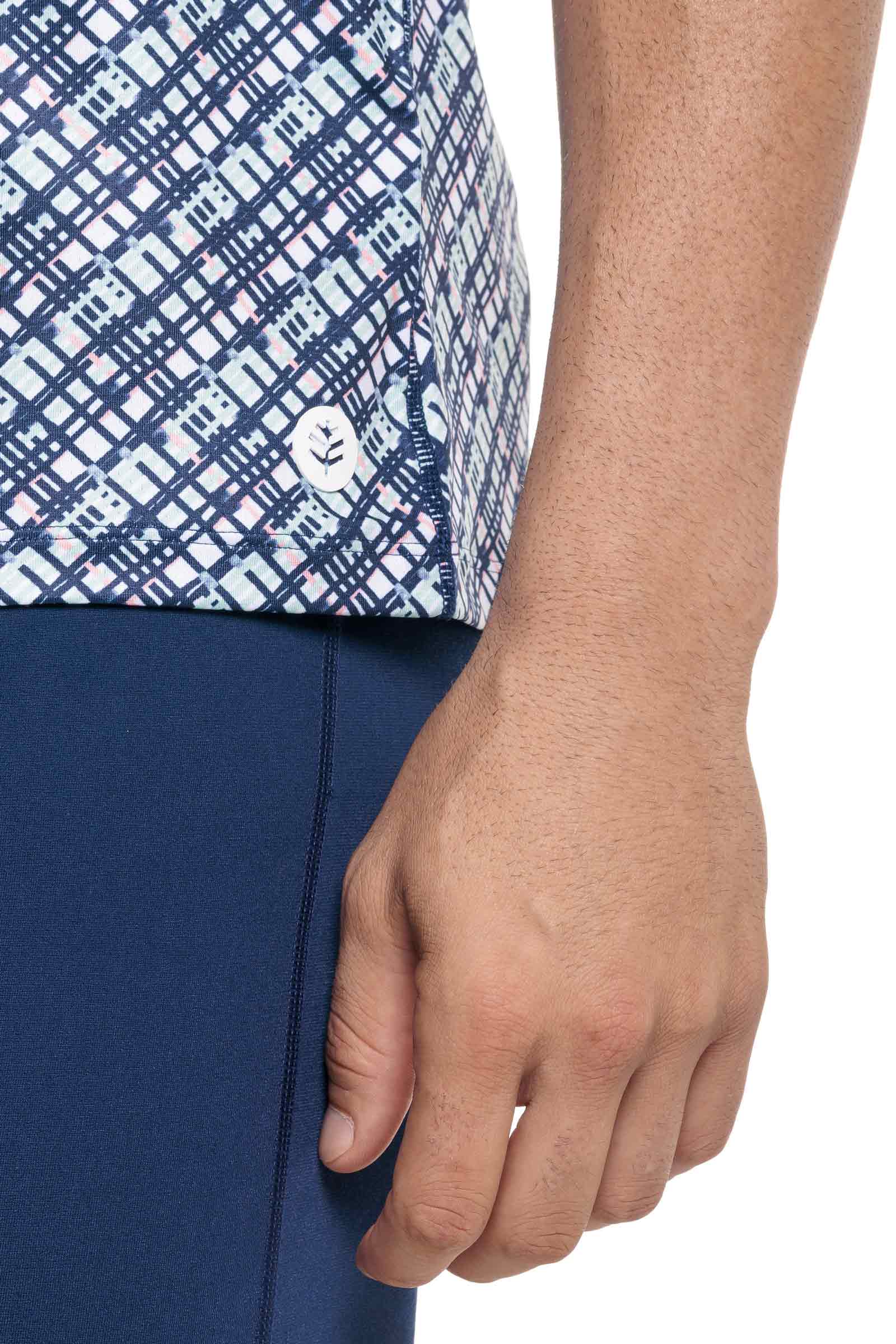 Men's Dade Swim Tank | Navy Gulf Stream Stripe - Image 4