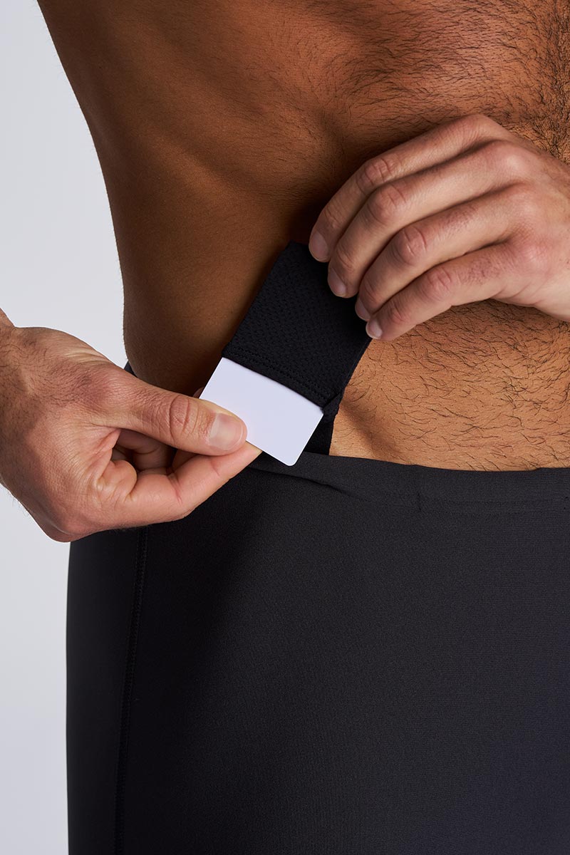 Men's Deep Water Swim Tights | Black - Image 4