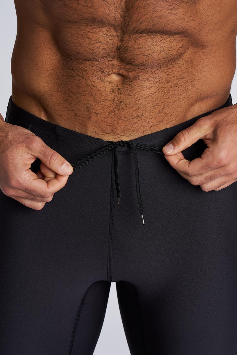Men's Deep Water Swim Tights | Black - Image 5