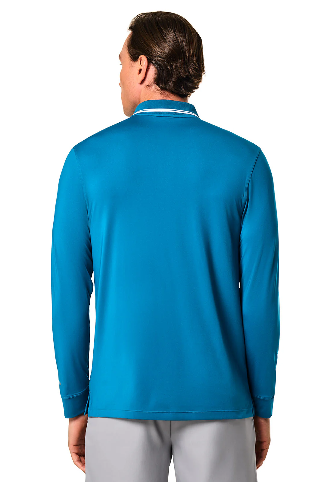 Men's Erodym Long Sleeve Sports Polo | Bluejay - Image 4