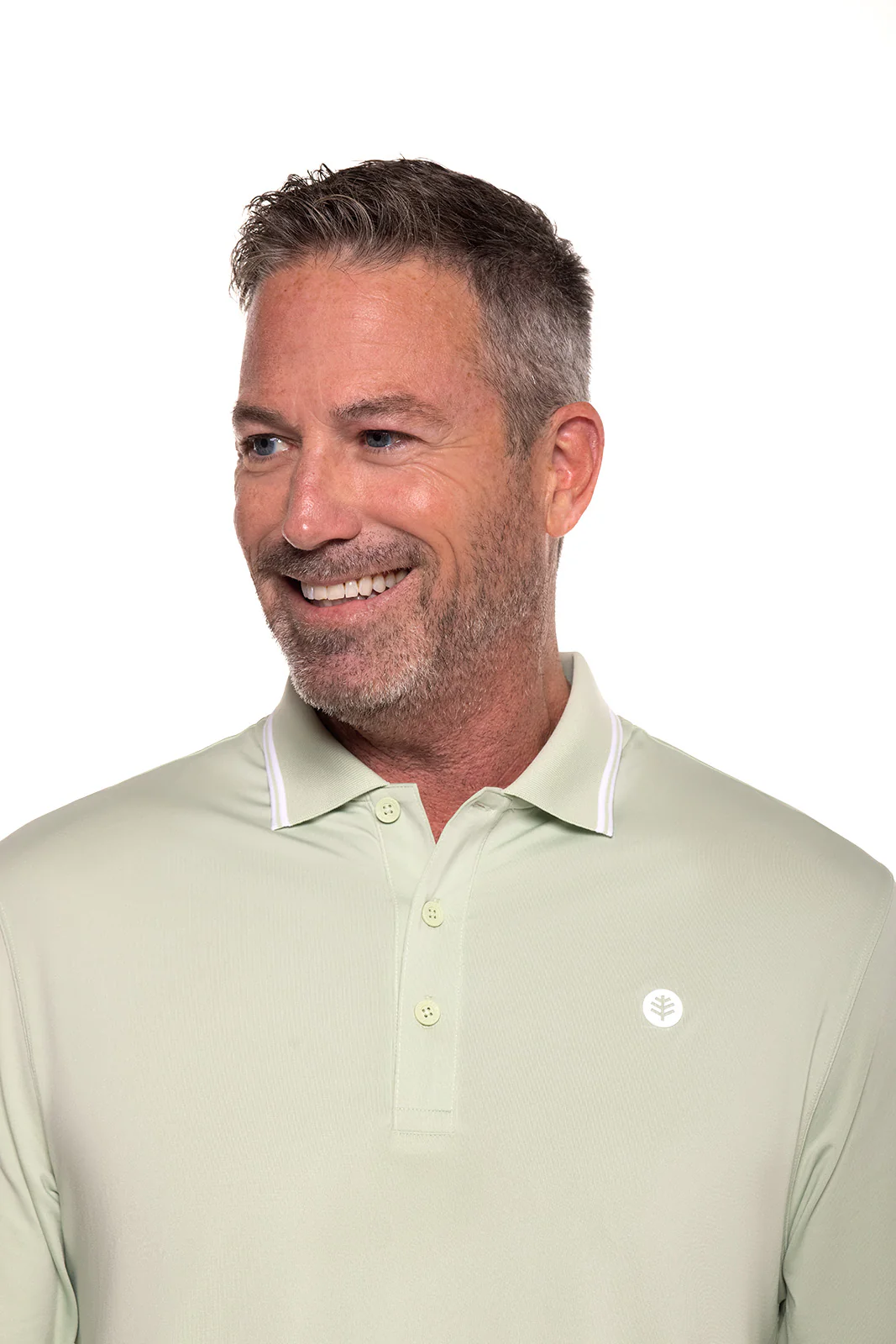 Men's Erodym Long Sleeve Sports Polo | Seedling - Image 5